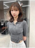 髪質改善 レイヤーカット 顔周りレイヤー 韓国ヘア レイヤー