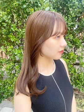 ネオリーブソラ 相模大野店(Neolive sola) お顔周りカット×シアベージュ