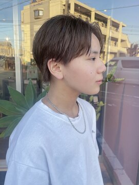 ポイントファイブバイソレイユ 小松店.5 by SOLEIL) 【センターパート】【ブリーチ】【韓国風】