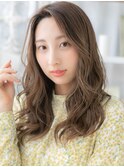 ■センターパート波巻きフレンチカジュアル308★越谷20代30代