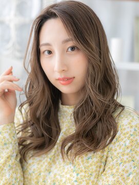 モッズヘア 越谷(mod's hair) ■センターパート波巻きフレンチカジュアル308★越谷20代30代