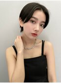★ショートカット×ひし形ショートボブ20代30代40代門口直詳