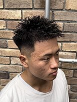 ヘアーパークキューブ&nbsp;ツイストパーマ×メッシュ