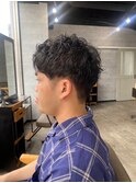 【soy-kufu】MEN'S HAIRアッシュブラックカルマパーマ