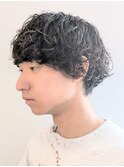 波巻きパーマ