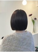 切りっぱなしボブ/10代20代30代
