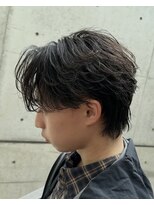 イーラ(era) フェザーショートパーマ/メンズ/刈り上げ/眉毛/ツイスト