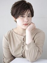 サーカス バイ ビュートリアム 青山(CIRCUS by BEAUTRIUM)&nbsp;ショートヘア　ひし形シルエット　ニュアンスパーマショート