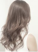 ハイライトグラデーションホワイトグレージュチェリーブラウン
