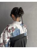 【袴ヘアセット】一癖カチモリヘア