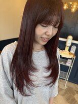 ラグ バイ シゲルカットクラブ 神田久志本店(lag)&nbsp;チェリーレッドローレイヤー