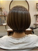 大人丸みショートボブ