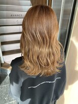 アヴァンス 天王寺店(AVANCE.) ダブルカラー×オレンジブラウン