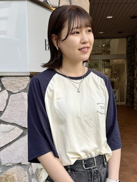 ビーハイブ 仙台駅前店(Behive) olive brown × bob