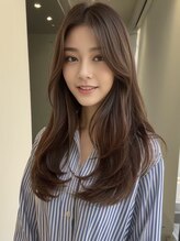 前髪＋顔周りレイヤーで垢抜け確定【郡山/レイヤーカット/ハッシュカット/髪質改善】】