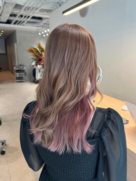 カエラ(kaela) 【kaela satomi】ミルクティーベージュ＆ペールピンク