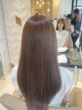 カインド 南青山(hair&make up KIND) バタフライカット　チャコールグレー