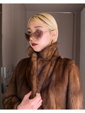 メゾンマイル 恵比寿(maison mile) #ブリーチなしダブルカラー#ワインレッド#ボルドーカラー#前髪