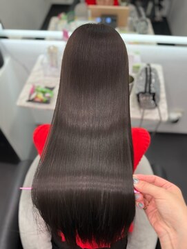 ピリオド 松阪(Period.) ロングヘアー透明感ラベンダーブラウン　髪質改善Period.松阪