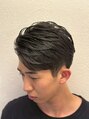 プレミアムバーバー 原宿店(PREMIUM BARBER produce by HIRO GINZA)&nbsp;毛流れのあるフェザーパーマです！かっこよくきまるスタイルに！