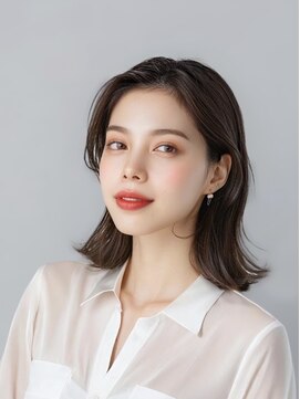 艶ブラウン×ミディアム