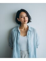 バグズ ヘアデザイン 桔梗が丘店(Baguz HAIR DESIGN)&nbsp;抜け感ゆる揺れボブパーマ