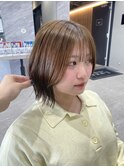 切りっぱなしボブ