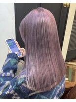 シェイト レイヤーカット 天神(ciate)&nbsp;レイヤー/ダブルカラー/ケアブリーチ/ホワイトラベンダー/天神