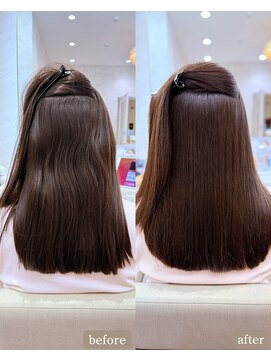 シンシア 銀座(sinsia) [20代] 強いうねりを改善しまとまる艶髪へ