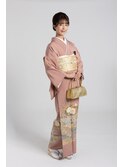 【カタログ】色留袖レンタル　着付け　ヘアセット