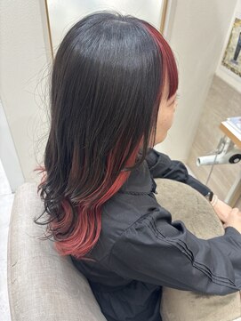 アストレアバイニケ(ASTRAEA by nike) インナーカラー チェリーレッド