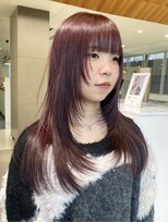 ローレン(LOREN)&nbsp;イメチェン/ホワイトブロンド/外ハネボブ/ワイドバング/栄/久屋