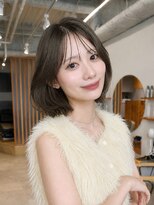 フォト 新宿三丁目(foto) 髪質改善地毛風縮毛矯正くびれレイヤー切りっぱなしボブ
