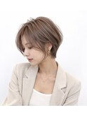 ミルクティー×ショートレイヤー