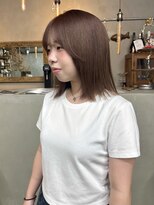 ステップボーンカットオオサカ(STEP BONE CUT OSAKA Via TICK-TOCK)&nbsp;【ステップボーンカット】透明感ブラウン