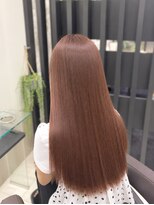 アース オーセンティック 岡山表町店(EARTH Authentic)&nbsp;ブリーチあり艶感ブラウン