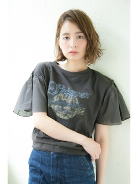 アンアミ オモテサンドウ(Un ami omotesando) 【Un ami】モードショート×ミルクティーカラー　工藤　由佳