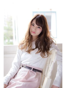 イロドリ ヘアーデザイン(IRODORI hair design) irodori　春ゆるふわロング　［西尾一寛］