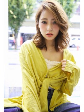 アンジュ(ange) 【ange】アッシュベージュ×ミディアム