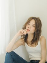 エンバイフラワー(enn by flower)&nbsp;【FlowerByenn】外国人風3Dカラー×ニュアンスミディアム