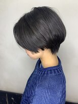 オースト ヘアー ステラ 新宿店(Aust hair Stella)&nbsp;イルミナカラーオーシャン×マニッシュショート【KJ】