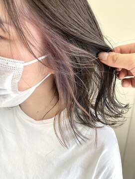 ヘアーデザイン シュシュ(hair design Chou Chou by Yone) インナーカラー&アッシュベージュ×♪