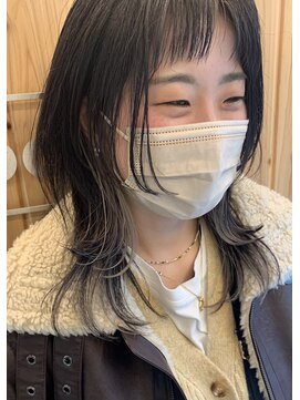 オアシス(oasis) 【oasisオグラ】インナーカラー3段レイヤーデザインカット