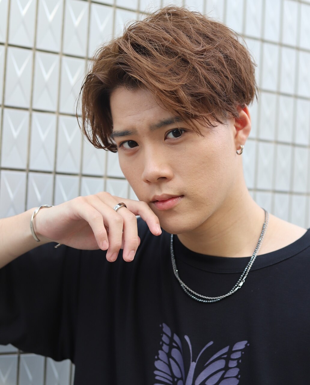 2wayコンマヘア☆ゆるめツイストスパイラルパーマ刈上げ：L168911405