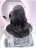 韓国ツヤカラーラベンダーグレー