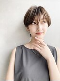 大人可愛い20代30代40代50代小顔ショートボブナチュラルショート