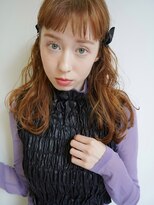 ポテト(potato) orange beige × full bang