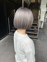 ロンド レア 天神大名店(Lond Le’a)&nbsp;シルバーグレーダブルカラーケアブリーチハイトーン韓国ブルベ