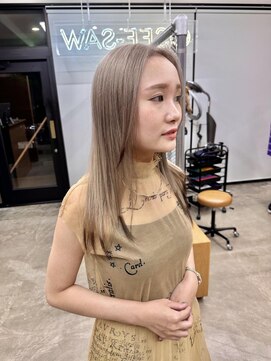 シーソー(SEE-SAW) ハイトーン　ベージュ　デザインカラー｜10代20代30代金沢