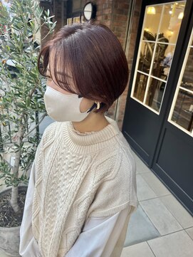 トータルビューティ ジェム バイ ヘアタイム(TOTAL BEAUTY gem by HAIR TIME) 暖色カラー ショートボブ